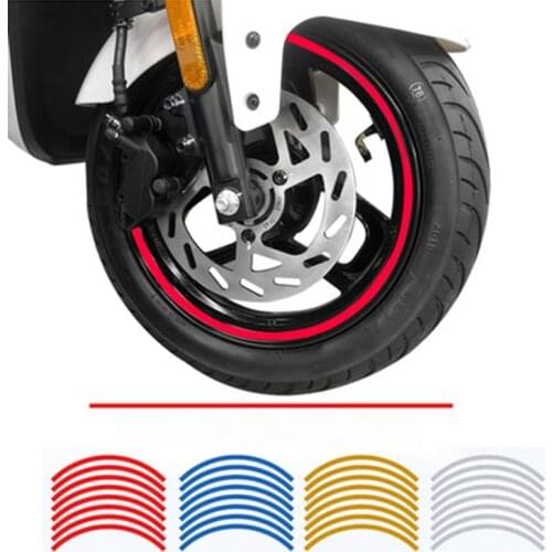 Car Styling Strip Reflective Cross-country Motorcycle Motorcycle Wheel Sticker and Decal 17/18 Inch Reflective Rim Tape