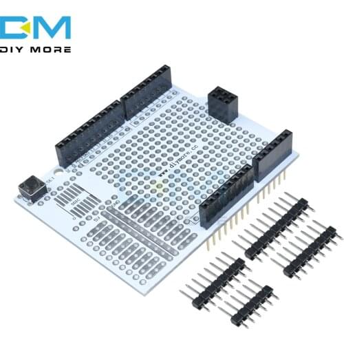 Prototype PCB Expansion Board For Arduino UNO R3 Development Board Module PRGMR Breadboard Reset DIY KIT With Pins