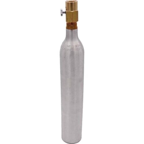 0.6 L Soda CO2 Tank Cylinder with Valve TR21*4 High Compressed Bottle with Refill Soda Adapter W21.8-14