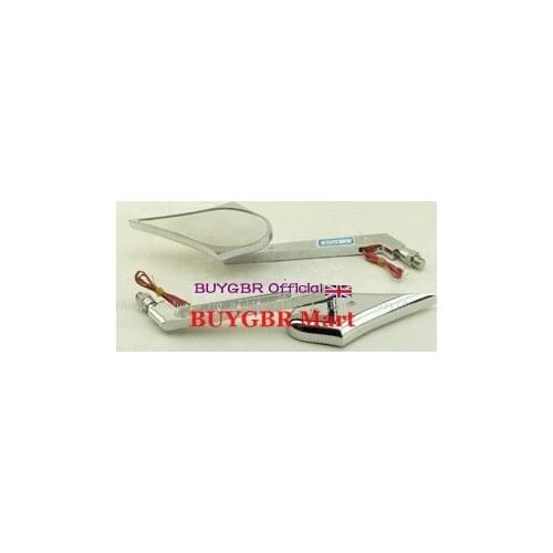 LED Turn signals integrated mirrors For Yamaha cruiser Triangle round models royal star,stratoliner,roadliner,road star,V star