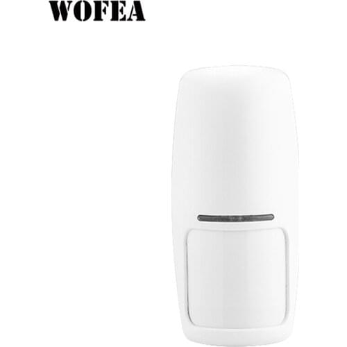 Wofea Wireless PIR sensor motion detector 1527 chips 433mhz power by 9V battery