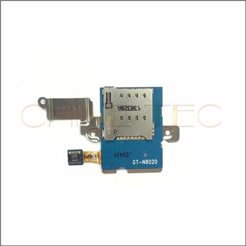10pcs Original For Samsung Galaxy Note LTE 10.1 N8020 SIM Card Tray Holder Flex Cable Free shipping