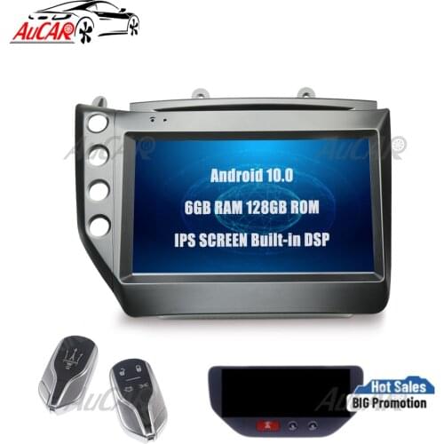 AuCAR 9" Latest Android 10 Multimedia Player DSP Generation 2.1 Car Video Car DVD Player For Maserati GT/GC Granturismo 2007-19