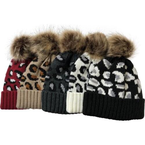 Womens Knit Beanie Hat Acrylic Winter Hats for Women Men Soft Warm Unisex Cuffed BeanieDetachable Faux Fur Pompom