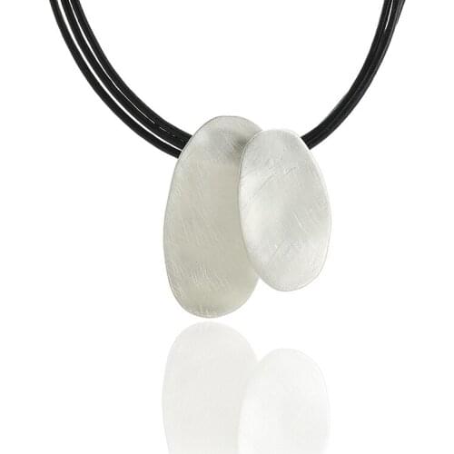 ELOYHI Women Necklace Geometric Top Quality Double Collar Leather Choker For Lady Punk Trendy Neckalce&Pendants Gift