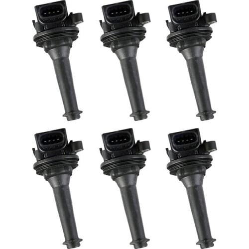 6pcs Ignition Coils Pack for 1999-2005 Volvo S80 Xc90 2.8l 2.9l L6 Uf341,5c1320,30713416,91256010,9125601,0221604001