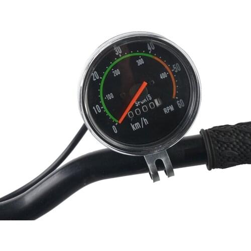 Mechanical Classic Retro Cycling Odometer Omputer Odometer Stopwatch Wired Speedometer For 28/29inch Speedometer Accessory
