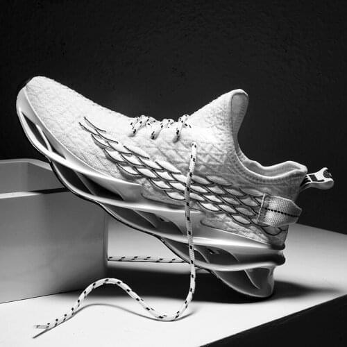 Men Shoes Sneakers Running Shoes For Men Blade Casual Sports Footwear Male Outdoor Breathable Training Shoes White 36-47