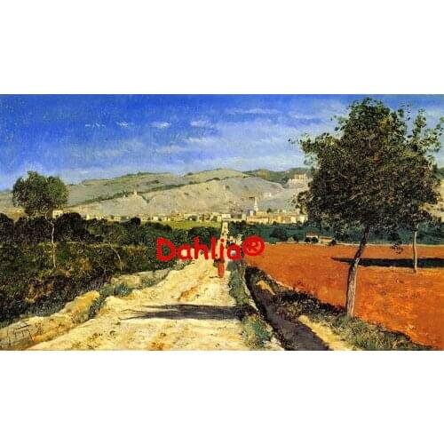 Beautiful Tuscany Scenery Handmade Needlework Embroidery DIY Aida Cross Stitch Kits Crafts 14CT Unprinted Home decor wall Arts