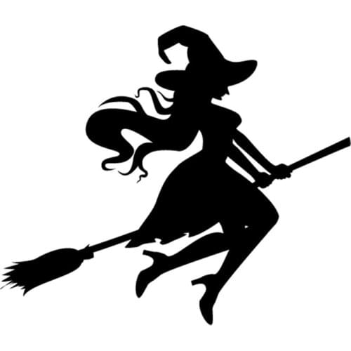 2020 New Halloween Metal Cutting Dies Broom Witch Fly Silhouettes Die Cut Scrapbooking For DIY Craft Card Paper Making no Stamps