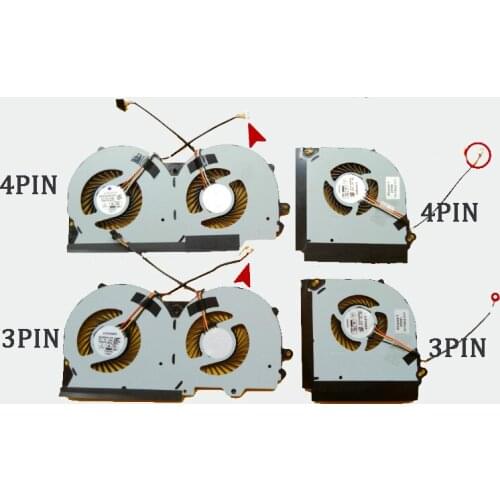 New Original Laptop CPU GPU Cooling Fan For Clevo P950 P950HR P950ER T97 T96E T800 Z7-KP7G2 CPU GPU Heatsink FAN