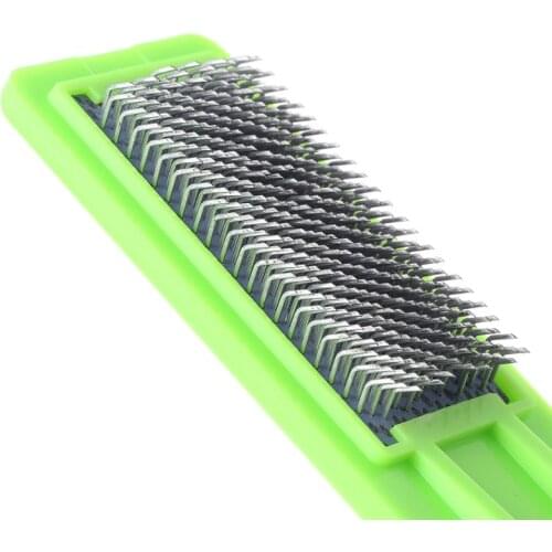 Portable folding Suede Wire Cleaners Dance Shoes Cleaning Brush For Footwear P15D