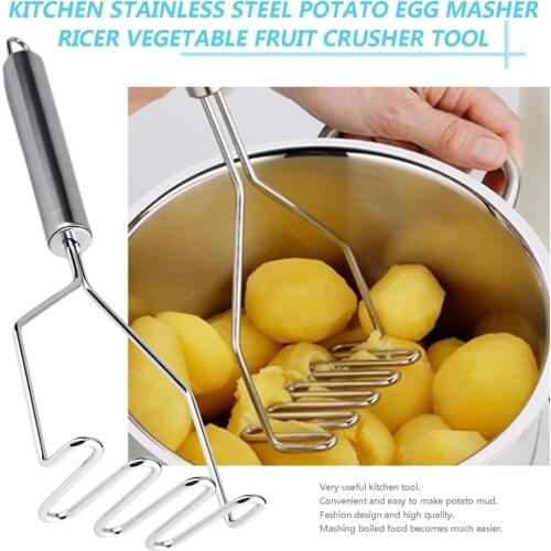 Portable Mashed Pressed Potato Masher Rice Puree Potato Cooking Tool Mashed Potatoes Wavy Pressure Ricer Kitchen Accessories