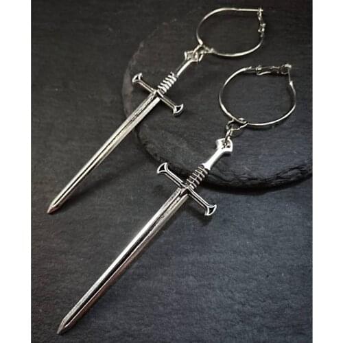 Sword Earrings,dagger,cool,gothic Earrings, Grunge Earrings, Punk Earrings, Witch Earrings,warrior Earrings,Vampire Earrings