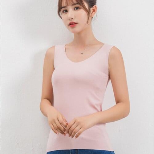 2019 Plus Size 4XL Tank Top Summer U-Neck Sexy Top Viscose Fiber Seamless Causal Bottoming Shirt Slim Sleeveless Lady White tops