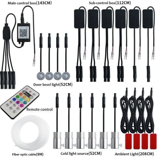 Mini Car USB LED Light Styling Auto Ambient Light Neon Interior Atmosphere Light 7 Colors Decorative Lamps Room Night Lights 5V