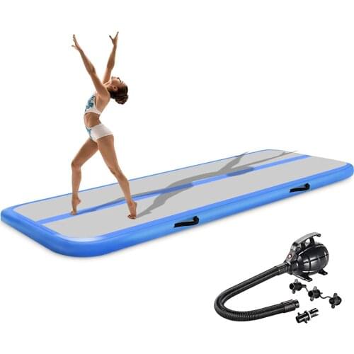 Top Quality 6/7/8m Inflatable Air Track Gymnastic Air Mat Tumbling Mat Inflatable Airtrack With Free A Pump