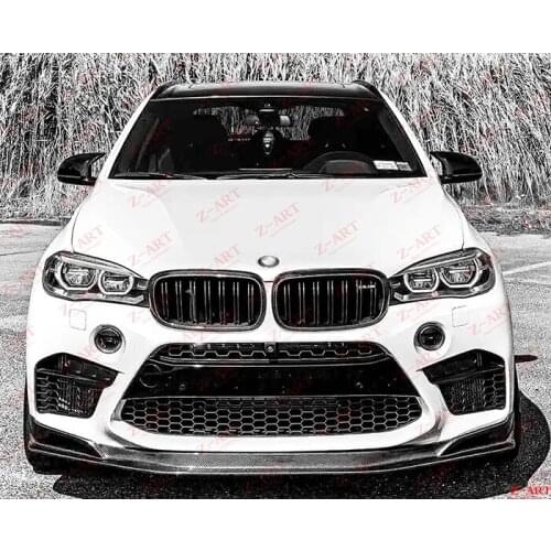 Z-ART carbon fiber front lip for F85 carbon fiber front spoiler for X5M carbon fiber front chin for F86 X6M front diffuser