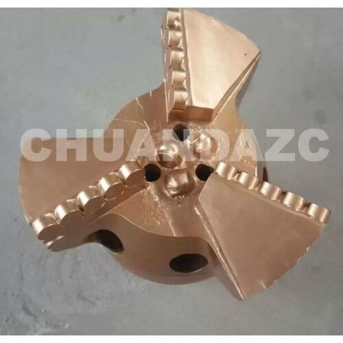 3 blades PDC bit/ drilling PDC drag bit/ coal mining bit size 190mm 7 1/2inch