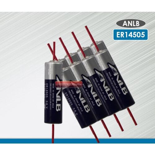 8pcs/lot New Original ANLB ER14505 ER14505H AA 3.6V 2400mAh energy lithium battery smart meter battery With solder pins