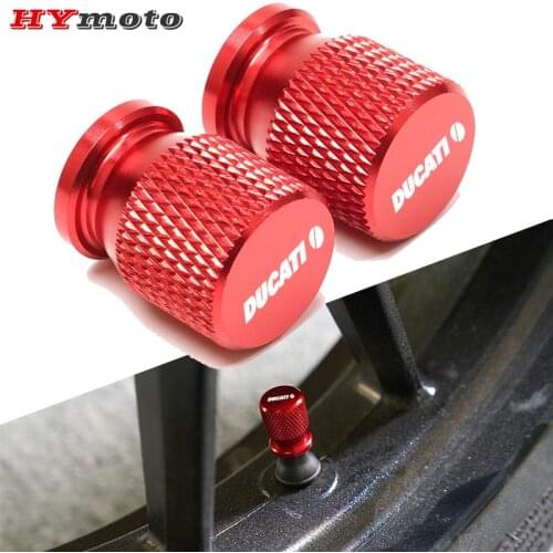 CNC Aluminum Tyre Valve Air Port Cover Caps Motorcycle Accessories For Ducati Hypermotard 950 939 821 796 SP 1100 2007-2020
