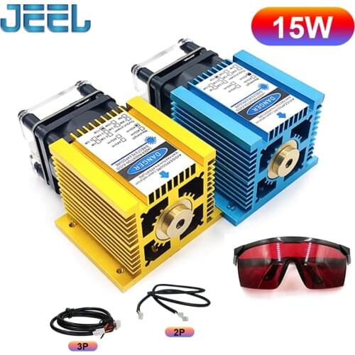 CNC Laser Engraver 15w 40mm/51mm Fixed Focus Laser Module PWM/TTL For DIY Wood Route Engraving Machine