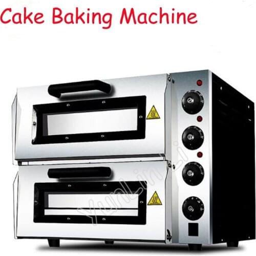 Cake Baking Oven Machine Commercial Double Layer Electric Baking Oven Large Capacity Ellectric Baking Machine bst-dkx02