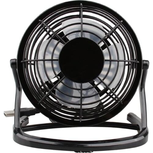 Mini USB Fan Portable Desktop Cooling Fan Desk Quiet Retro Small Air Circulator Office Computer Laptop Radiator Personal Cooler