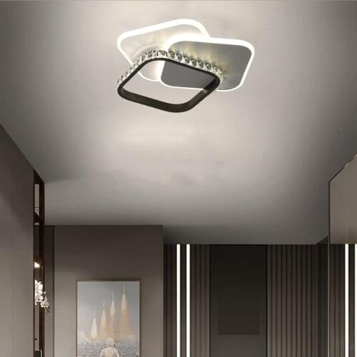 New Arrived Aisle Ceiling Light Crystal Chandeliers Lighting For Bedroom Dining room Kitchen Luminaire Home Decor Corridor Light