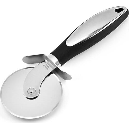 Pizza Cutter Waffle Wheel Sharp Good Grips Multi-function Roller Portable Cake Stainless Steel Knife
