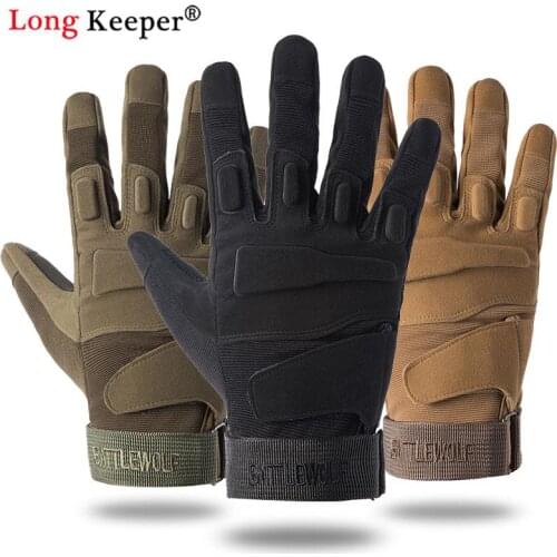 Men Military Tactical Gloves Outdoor Military Airsoft Shooting Fitness Gear Riding Mittens Knuckles Shooting Gloves Hunting Male