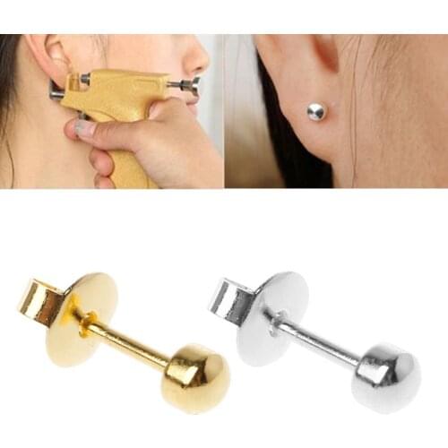 12 Pairs Ear Piercing Gun Earring Disposable Set Hypoallergenic Ear Stud Jewelry