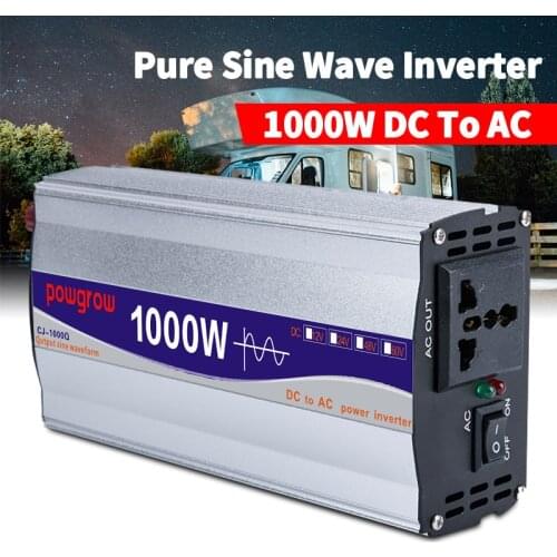 1000W converter DC 12 to AC 220 pure wave inverter 12V 220V 50HZ Voltage Converter For Household Car Inverter