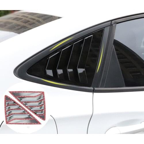 RQXR For Buick Verano 2015-2020 Car Rear Triangular Window Blinds Protection Covers Accessories