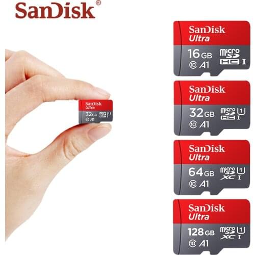 SanDisk 98mb/s Micro SD Card 128GB Class 10 Memory Card A1 32gb SDXC 64gb Ultra SDHC 32gb 16gb UHS-I memory TF CARD Flash cards