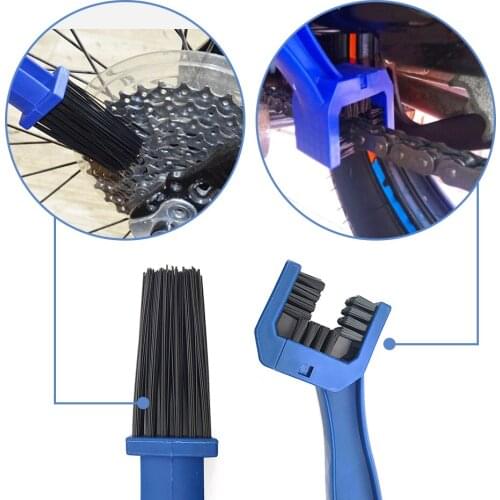 Hot Motorcycle Chain Cleaner Brush Gear Grunge Brush Cleaning Tool For Honda vfr 800 VTR1000F CBR125R CBR300R CBR300F