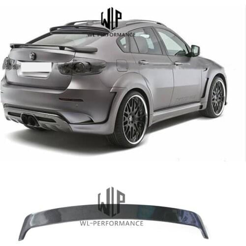 X6 E71 High Quality Carbon Fiber Rear Spoiler Car Styling Top Wings For BMW E71 Car Body Kit 08-14
