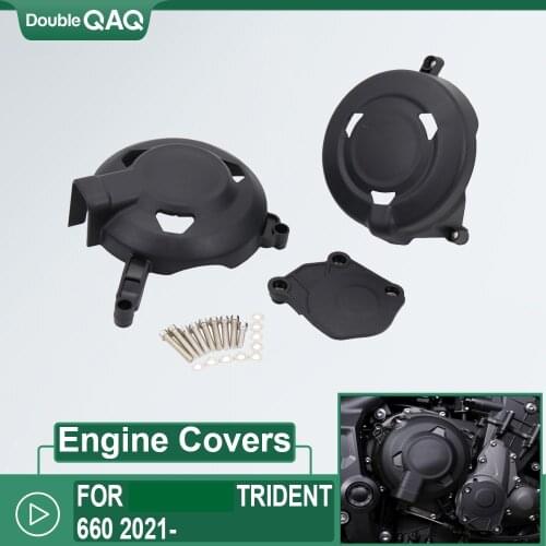 Motorcycles Engine cover Protection case For Triumph Trident 660 2021 Engine CoversProtectors