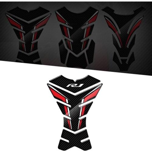 For Yamaha YZF-R1 R1 R1M Street Bike 3D Carbon-look Motorcycle Tank Pad Protector Sticker