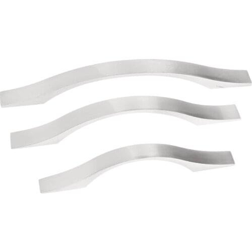 1PC 96/128/160mm Furniture Handles Aluminum Alloy Kitchen Cabinet Knob And Handle Wardrobe Cupboard Dresser Pull With Screw