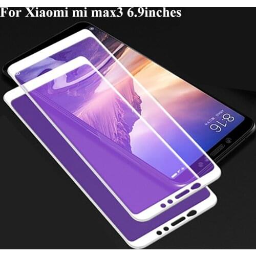 3pc 9H Full body Screen Protector For Xiaomi Mi Max 3 Max3 Full Cover Protective Film Tempered Glass For Xiaomi MiMax 3 Max3