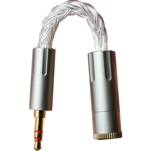 Balance adapter cable 16-core pure silver 4.4mm to 2.5m to 3.5mm to 4.4mm audio cable upgrade adapter