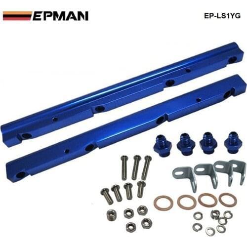 ALUMINIUM FUEL RAIL KITS INTAKE RAIL FOR GM LS1 COMPLETELY KITS EP-LS1YG