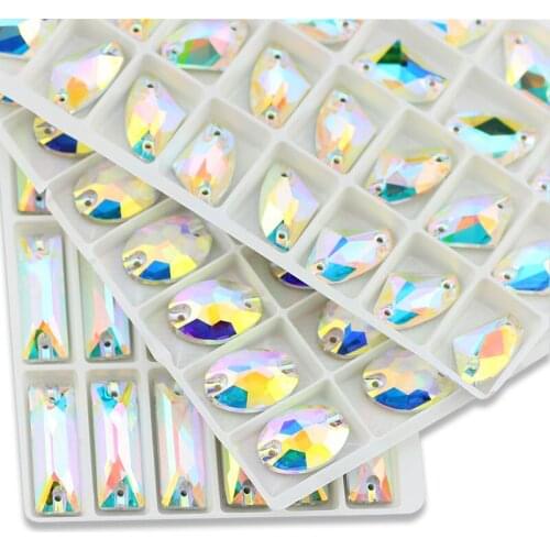 Astrobox High Quality Sewing Rhinestone Crystal Stone DIY Clothing and Accessories K9 Glass Crystal Jewelry DIY Sewing Rhineston