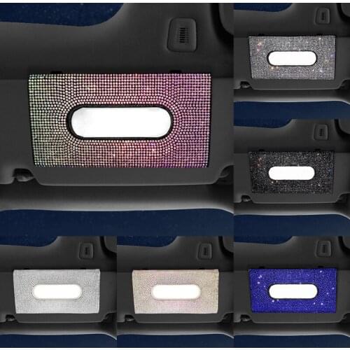 Tissue Holder Bling for Car,Car Sun Visor Tissues Holder Napkin Box,Universal