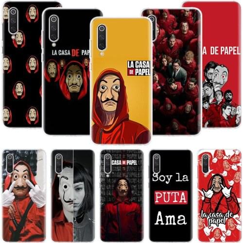 La Casa De Papel Spain TV Phone Case For Xiaomi Mi Note 10 11 9 8 10T 9T CC9 A1 A2 A3 5X 6X Pocophone F1 X3 F2 Pro Lite Coque Co