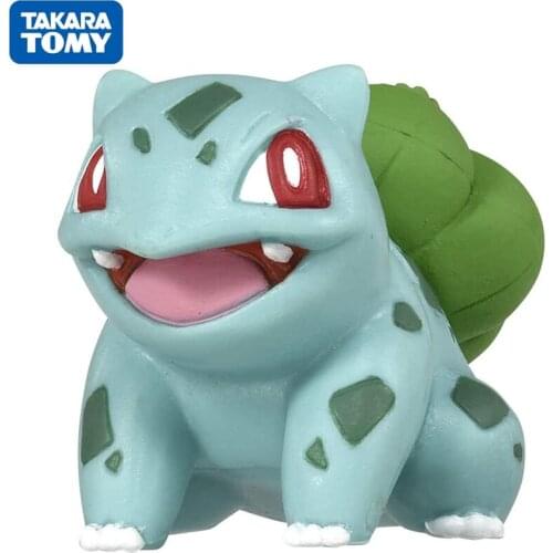 3Cm Takara Tomy Figurine Pokemon Bulbasaur Figure Toy Mini Japan Anime Action Figures Model Birthday Gift Toys for Boys Emc-15