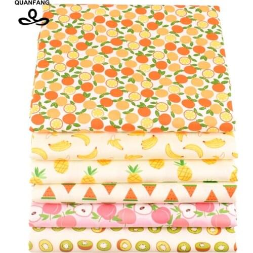 Fruit Series ,Twill Cotton Fabric For Sewing , DIY ,Quilting Baby Children Sheet Pillow Cushion Toys,Half Meter 50X160cm/Piece