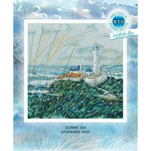 RTO M694 The lighthouse in the wind Counted Cross Stitch 11CT 14CT 18CT DIY Chinese Cross Stitch Kits Embroidery Needlework Sets
