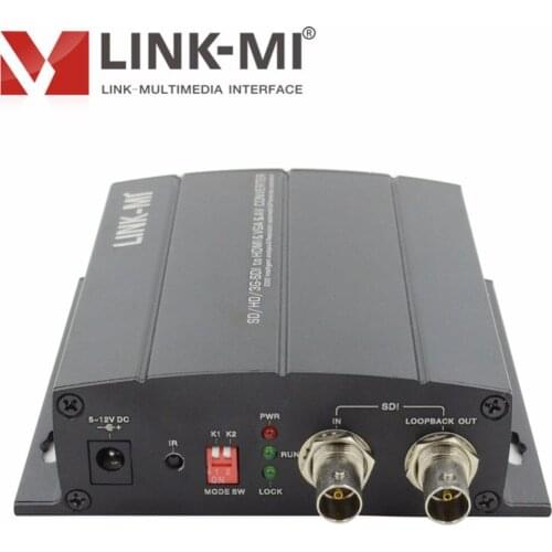 LINK-MI SC5810P SD/HD/3G-SDI to HDMI/VGA/AV Broadcast Multi-Function Converter 1x2 splitter sdi extender Projection monitor